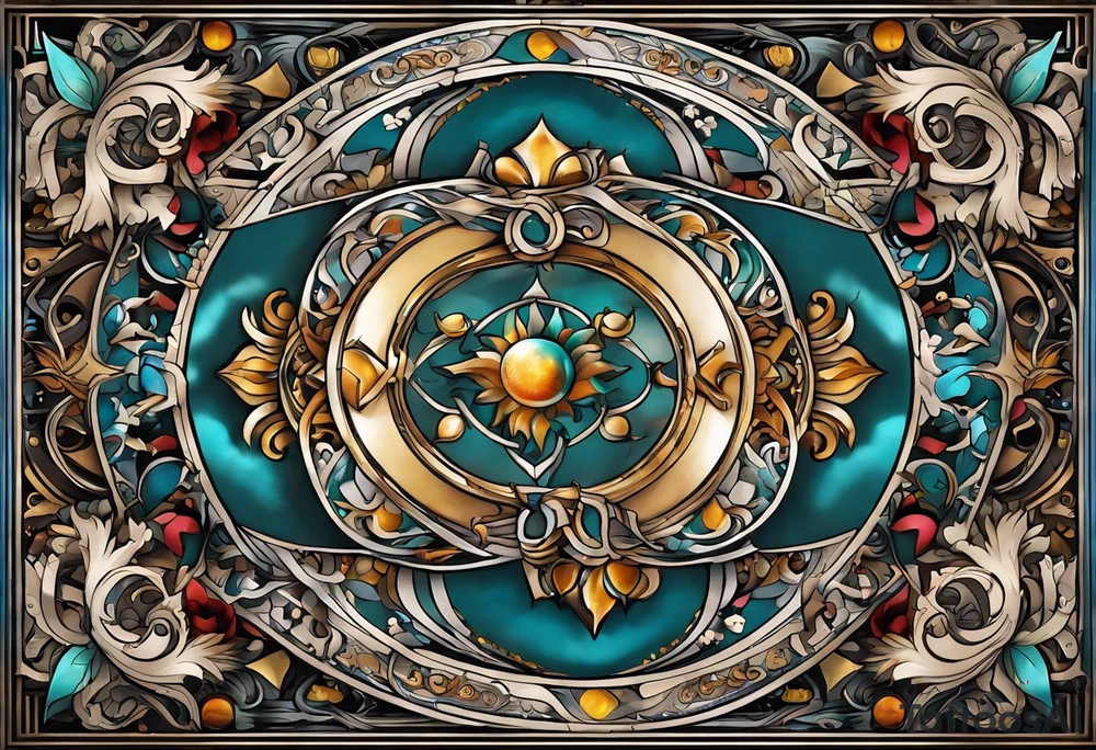 A tattoo design inspired by southern Italian folklore tales, incorporating mystical creatures and celestial objects such as moons and stars, reflecting the client's love for folklore and celestial objects. tattoo idea
