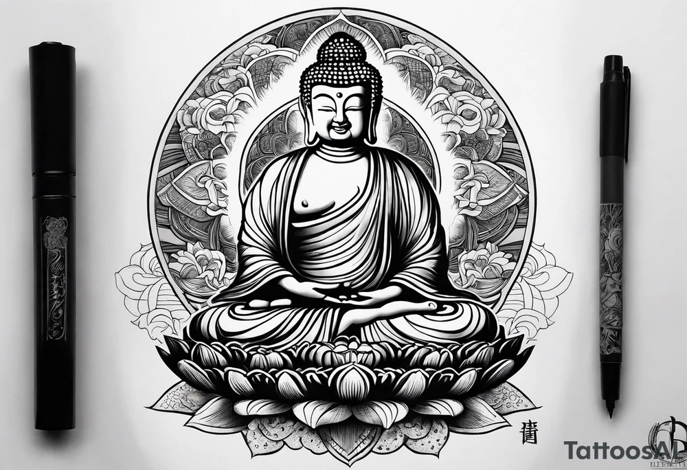 Buddism without budda forearm tattoo tattoo idea
