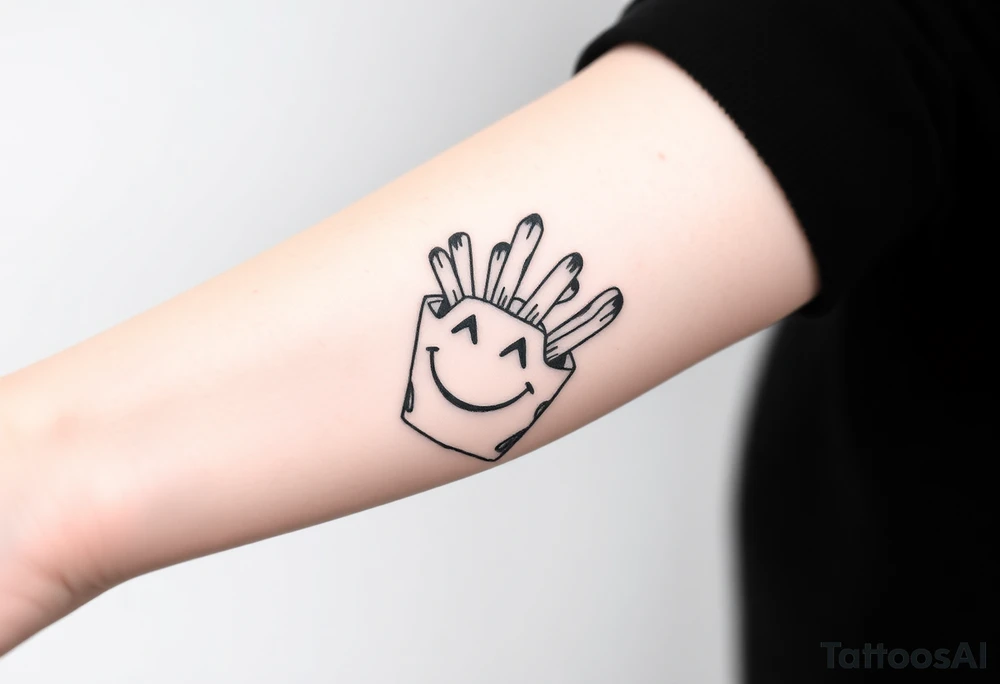 Smiley Fry tattoo idea