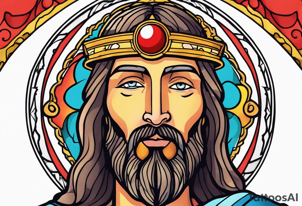 Jesus if he were a pokemon tattoo idea
