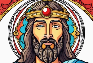 Jesus if he were a pokemon tattoo idea