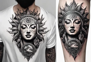 Sun tattoo idea