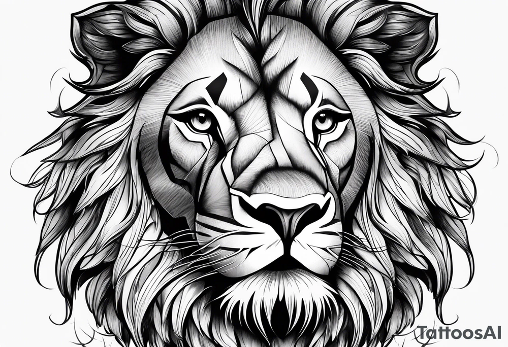 Lion tattoo idea