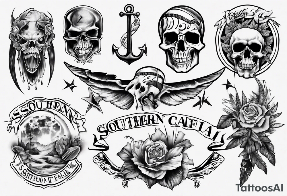 southern california bands tattoo idea