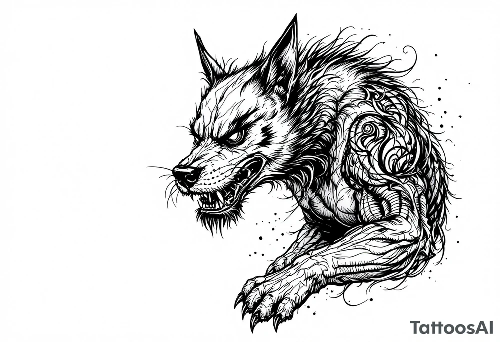 Japanese fu dog tattoo idea