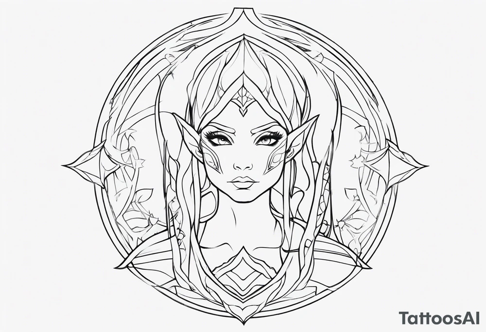 elves tattoo idea