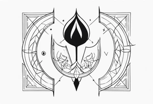 Gemini, Scorpio, Cancer, Sagittarius tattoo idea
