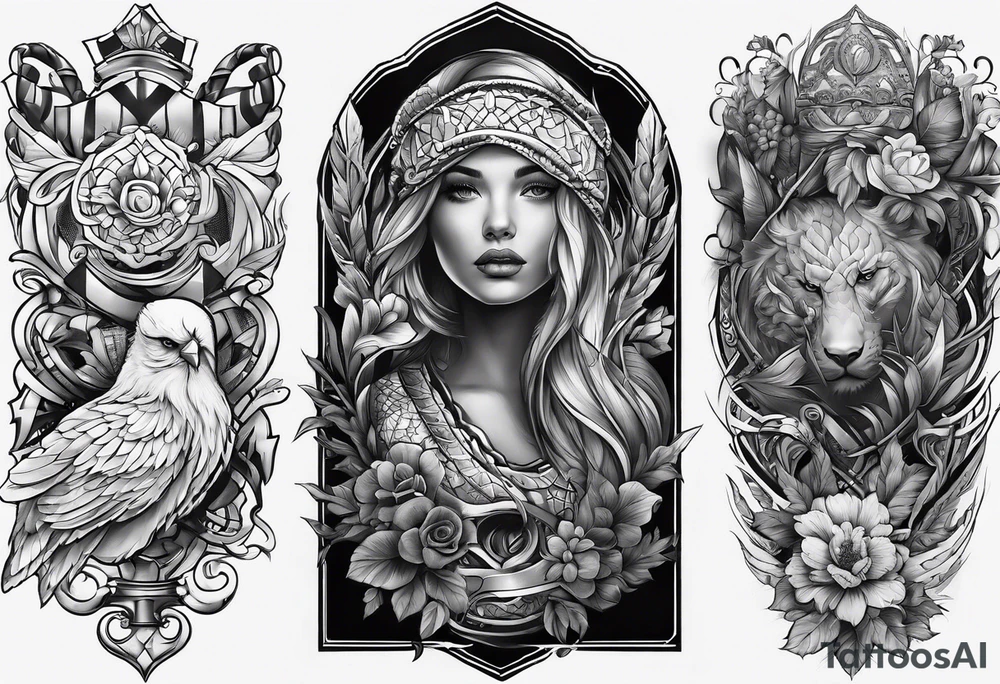 Scottish sleeve tattoo idea