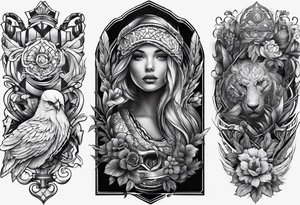 Scottish sleeve tattoo idea