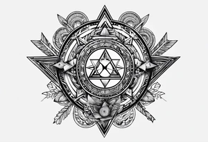 trinity know
arrow
family names tattoo idea