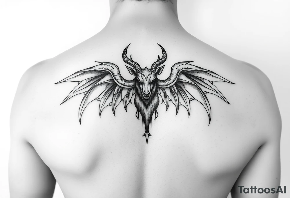 Witchy March zodiac tattoo idea