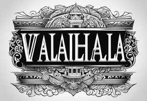 Valhalla steps tattoo idea