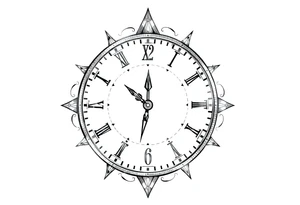 Clock tattoos for arm tattoo idea