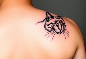 Black Cat tattoo idea