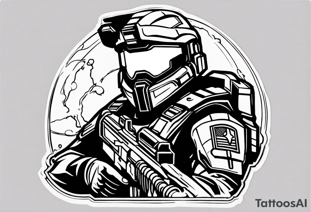 halo 3 odst tattoo idea