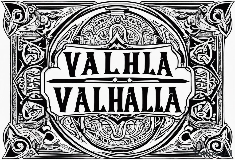Valhalla tattoo idea