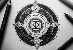 Gemini symbol tattoo idea