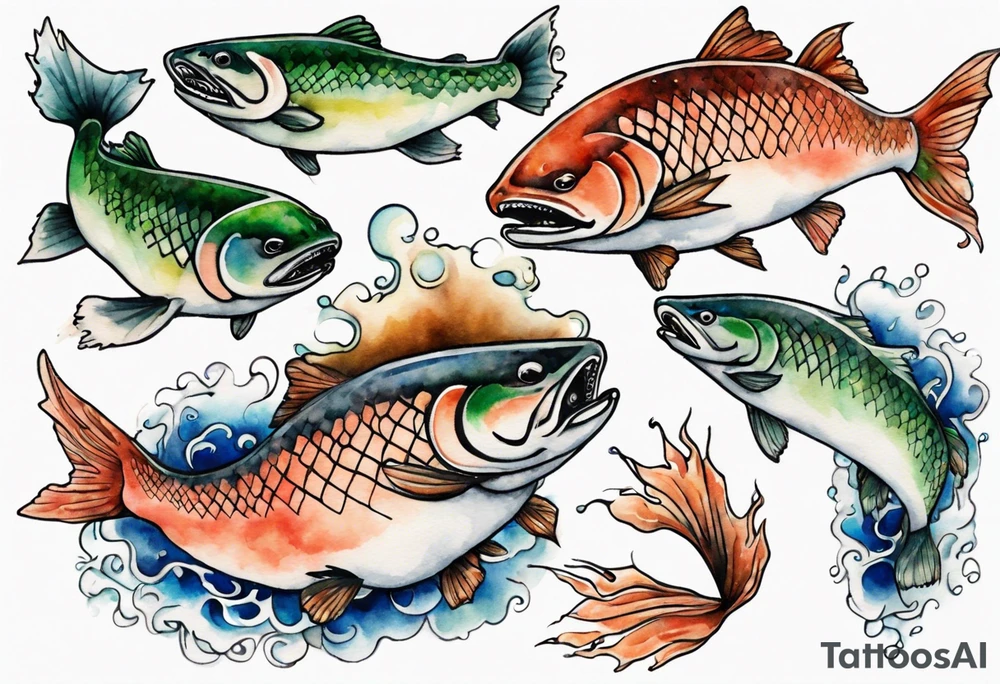 the Irish salmon of knowledge tattoo idea