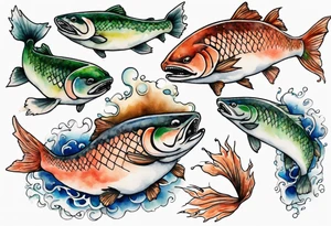 the Irish salmon of knowledge tattoo idea