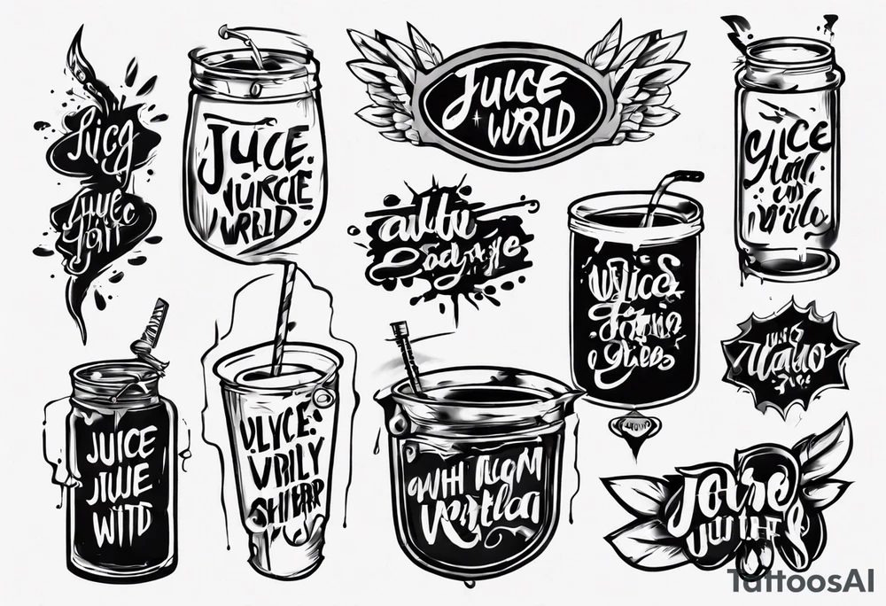 Juice wrld lyrics tattoo idea