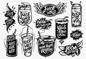 Juice wrld lyrics tattoo idea