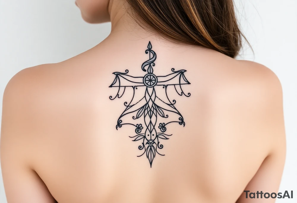 Tatouage délicat sur la Épaule Mon signe est Sagittaire tattoo idea