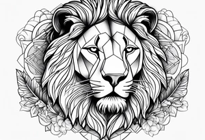 Sad,leo tattoo idea