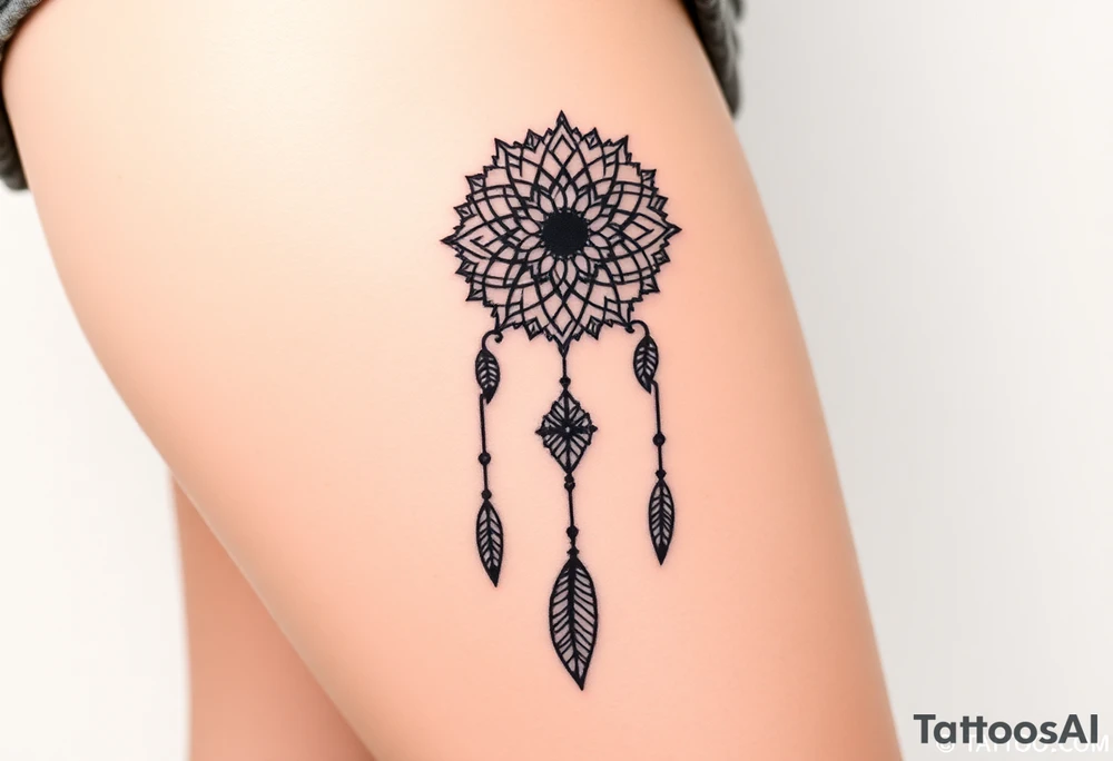 dreamcatcher tattoo idea