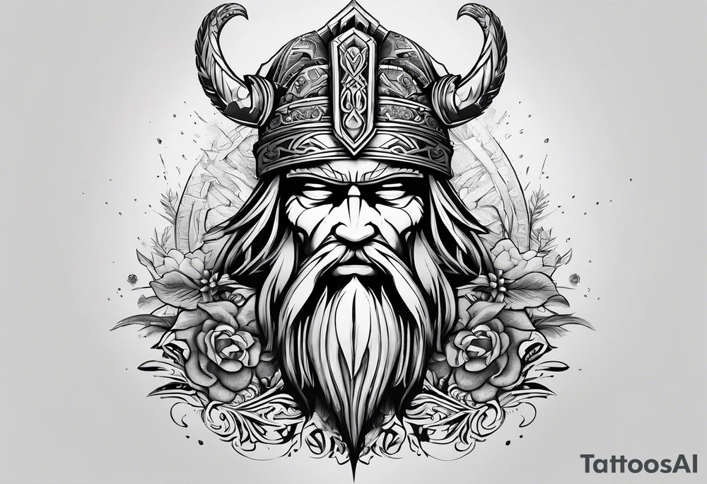 Valhalla mist fog tattoo idea