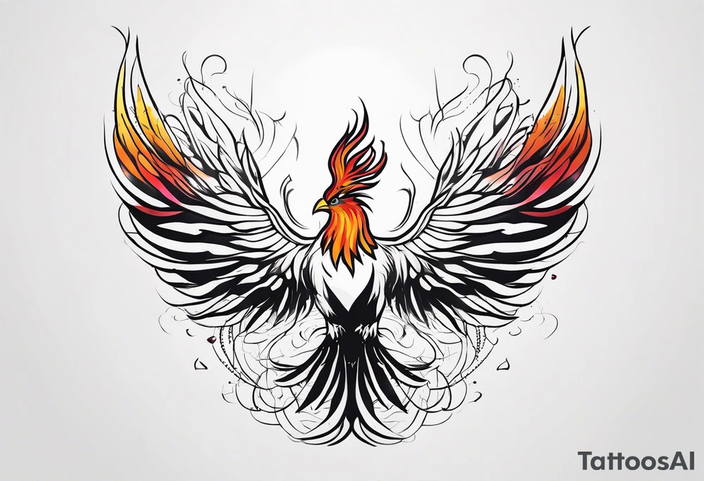 phoenix tattoo idea