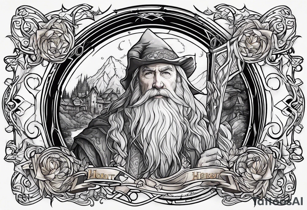 The hobbit tattoo idea