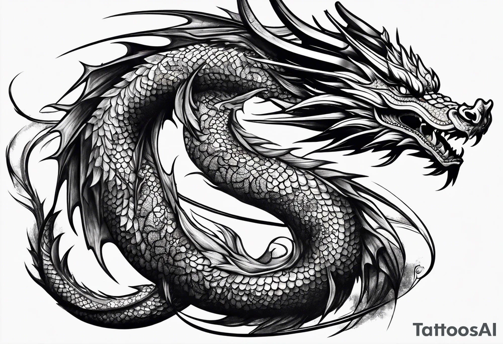 dragon tattoo idea