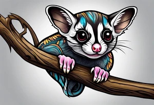 sugar glider tattoo idea