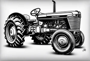 Tractor tattoo idea