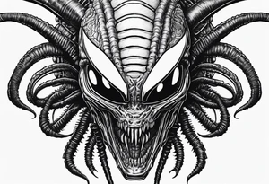 Xenomorph, face hugger tattoo idea