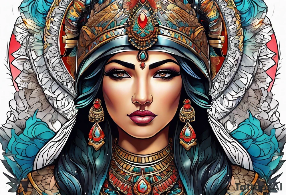 Isis Goddess Tattoo tattoo idea