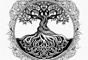 tree of life tattoo idea
