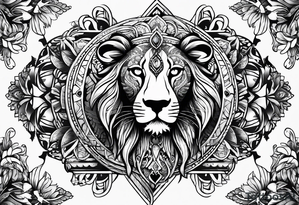 Healing with animals as the symbol tattoo idea