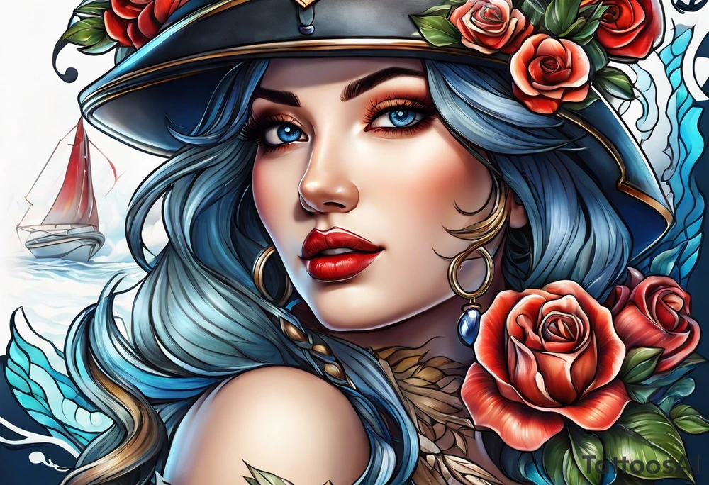 A lady reveals her boobs tattoo idea