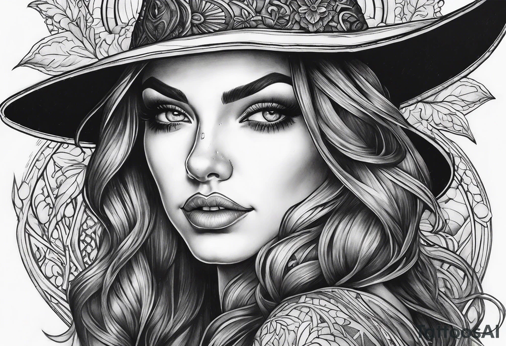 Witch tattoo idea