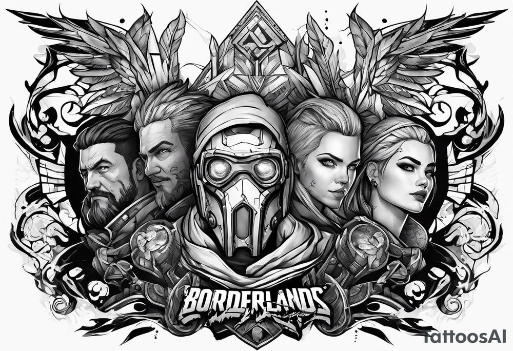 borderlands maniac tattoo idea