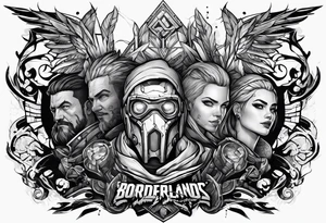 borderlands maniac tattoo idea