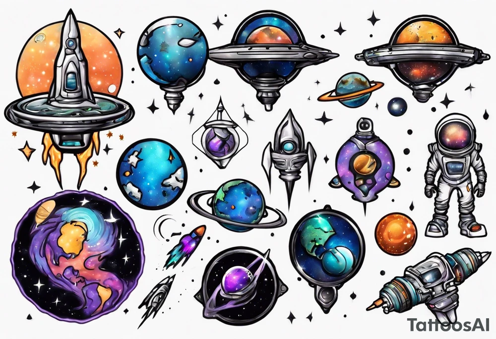lost in space tattoo idea