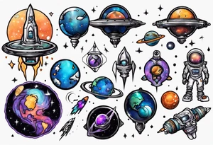 lost in space tattoo idea
