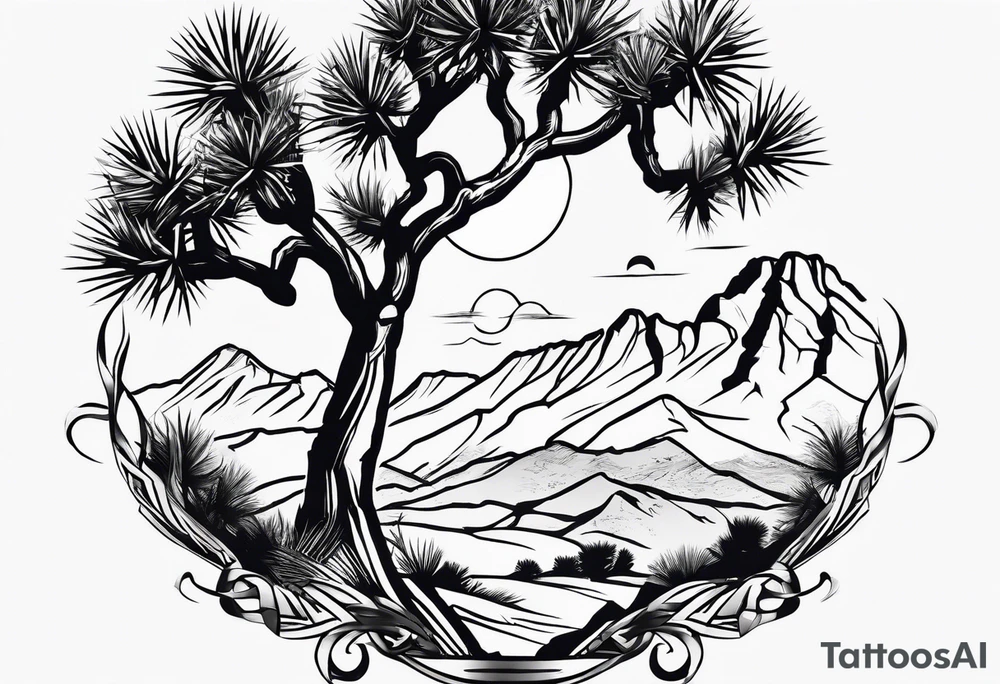 Joshua tree tattoo idea