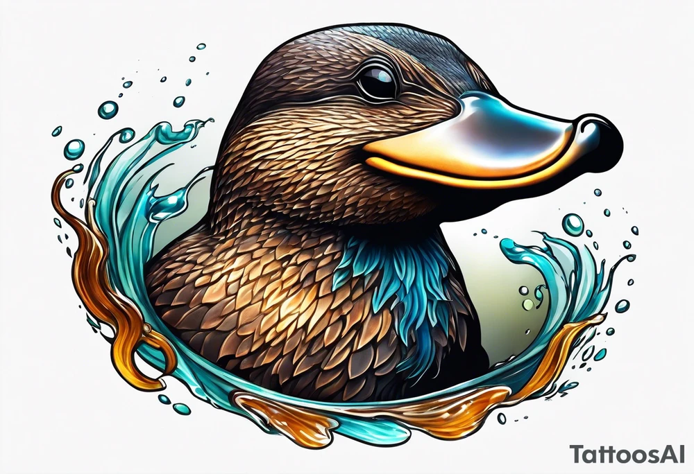 platypus tattoo idea
