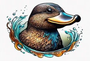 platypus tattoo idea