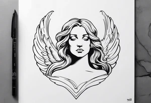 I saw the angel in the marble and carved until I set her free tattoo idea