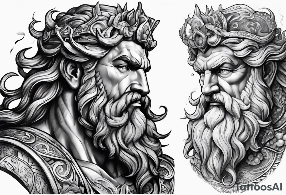 Poseidon tattoo idea