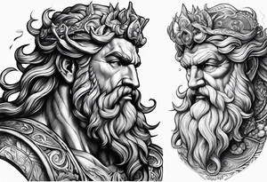Poseidon tattoo idea
